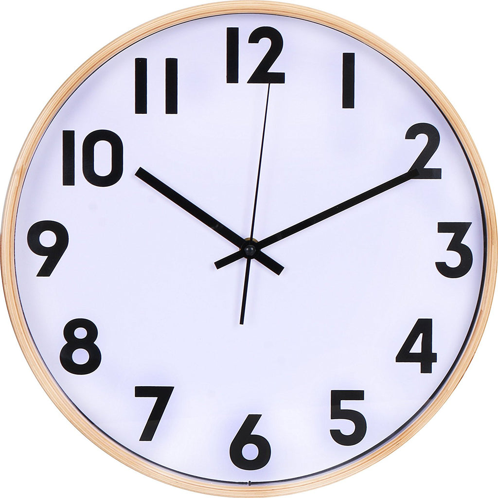 Utopia 12" Universal Non-Ticking Wall Clock