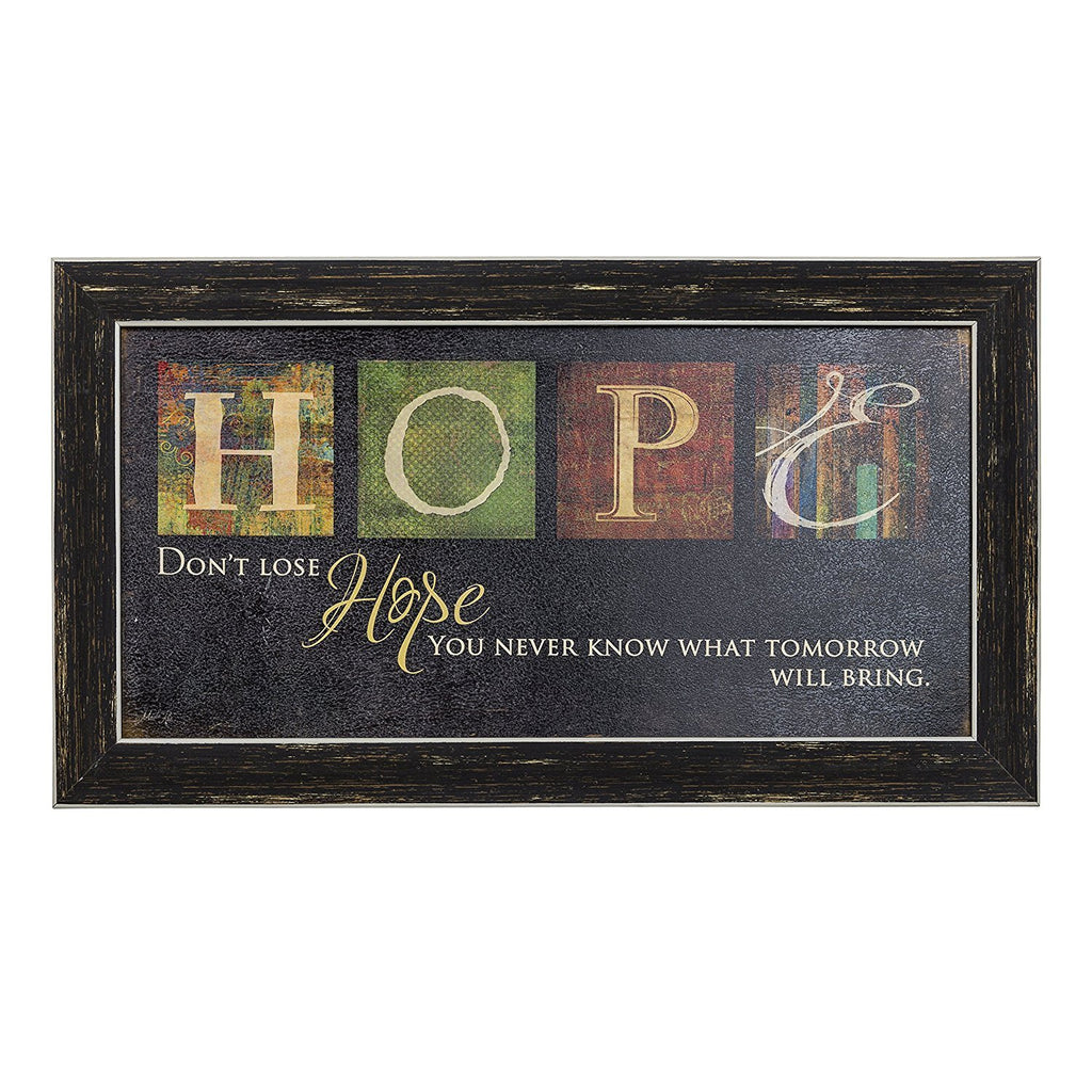 Premium Home Country Inspirational Marla Rae "Hope" Hanging Wall Art 11"x20"