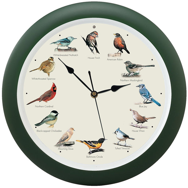 Mark Feldstein and Associates Original 13" Singing Bird Clock