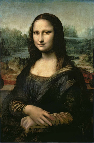 da Vinci "Mona Lisa" (1503) Glossy Poster