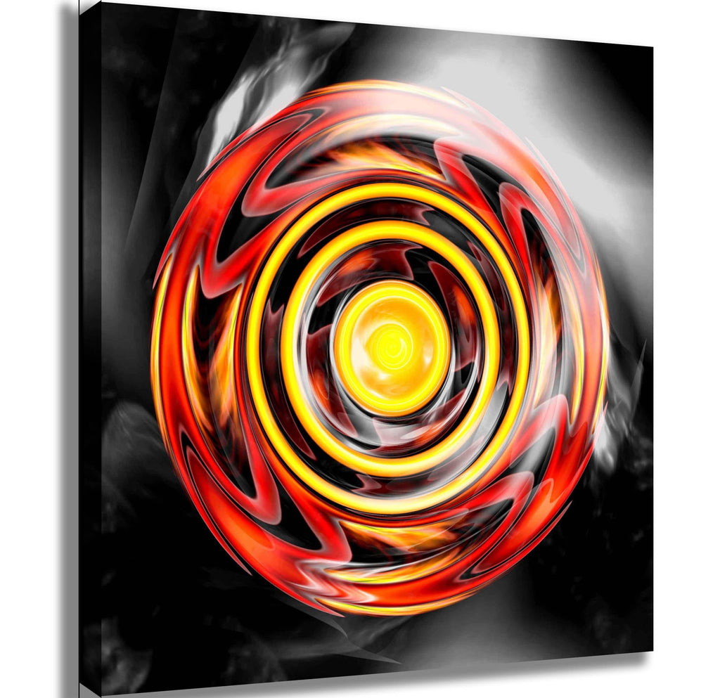 Xzendor7 "Sun Star Reflective Disk" Canvas Printed