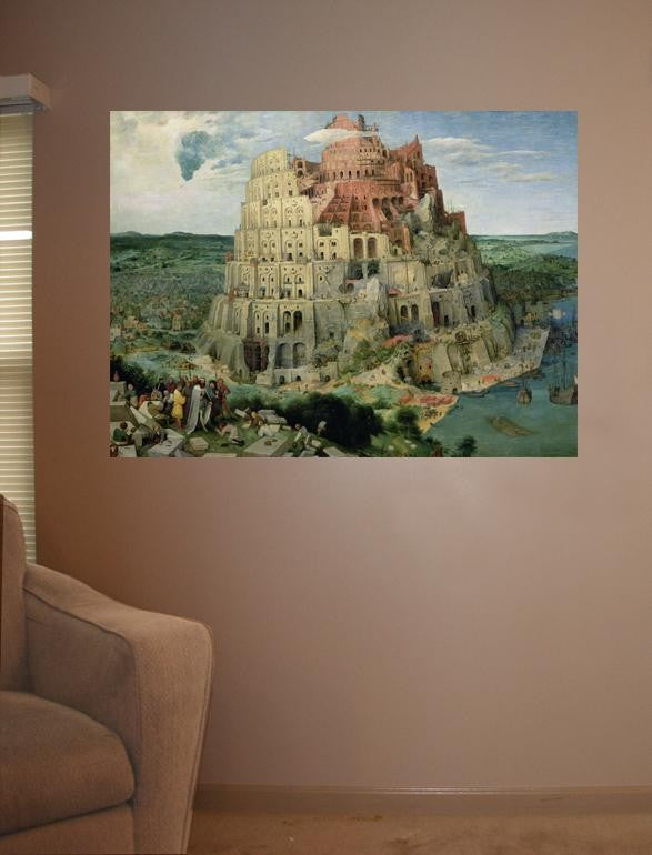 Bruegel "Tower of Babel" (1563) Wall Decal
