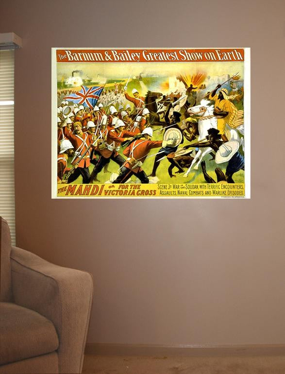 Buell "Barnum & Bailey" 1897 Mahdi Wall Decal