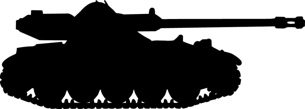 Haynes Military Tank II Silhouette Wall Decal Cutout