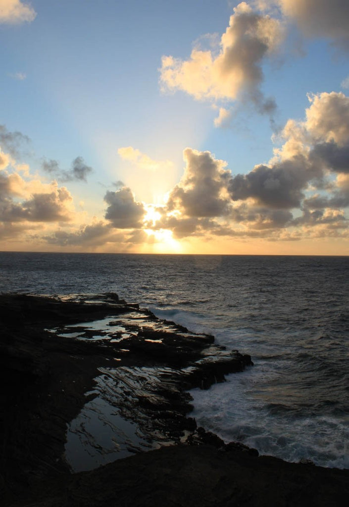 Howard Ocean Sunset Glossy Poster