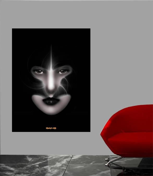 Xzendor7 "Angel Eyes" Glossy Poster