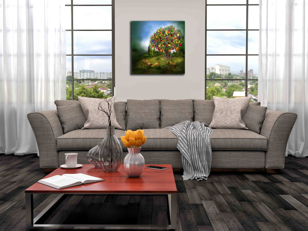 Cavalaris "Tree Of Abundance" Canvas Installed