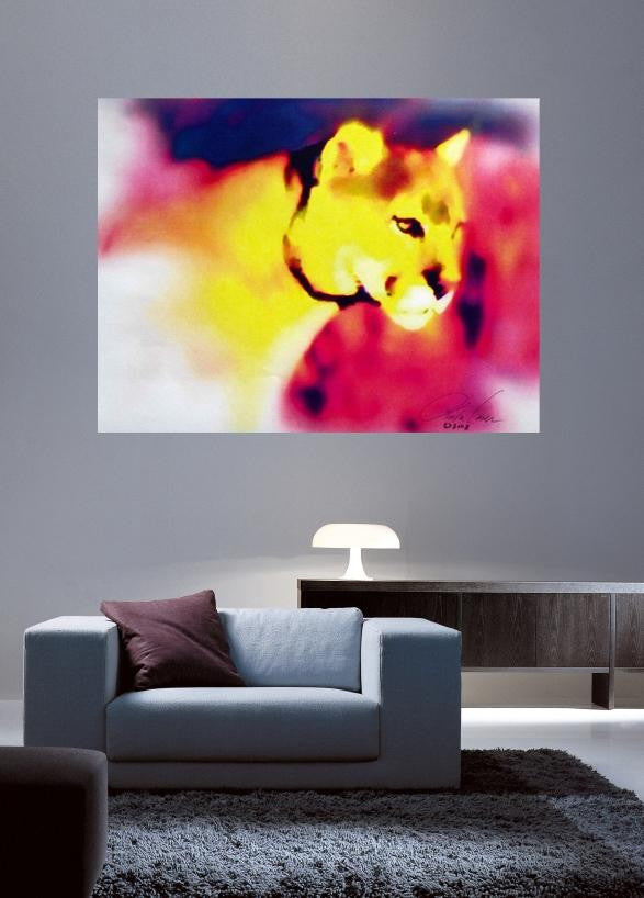 Tymeless Wonders Cougar Glossy Poster