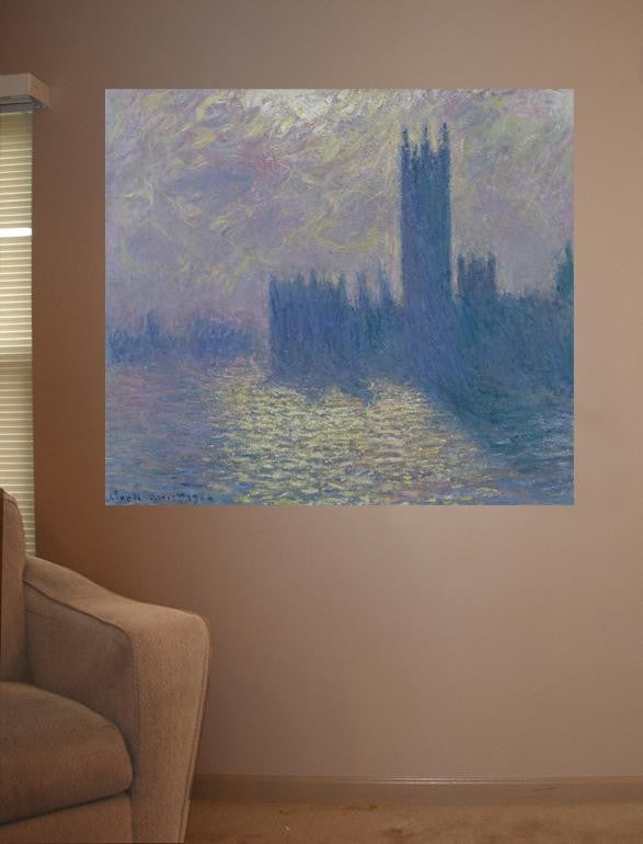 Monet "The Houses of Parliament" (1904) Wall Decal