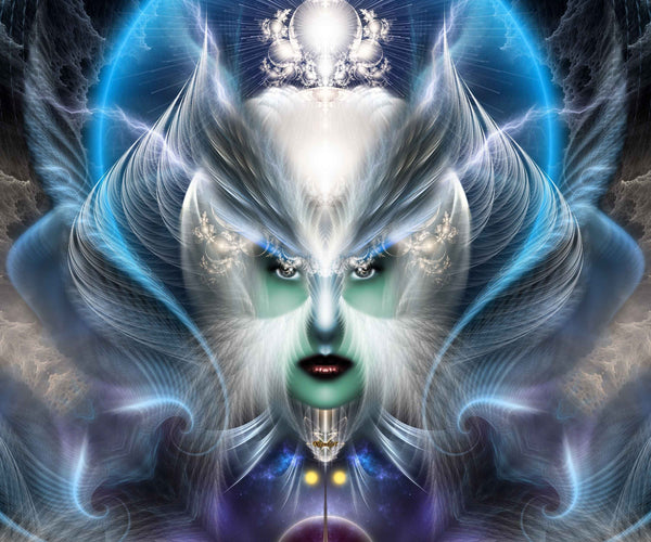 Xzendor7 "Thera of Titan ST Portrait" Glossy Poster