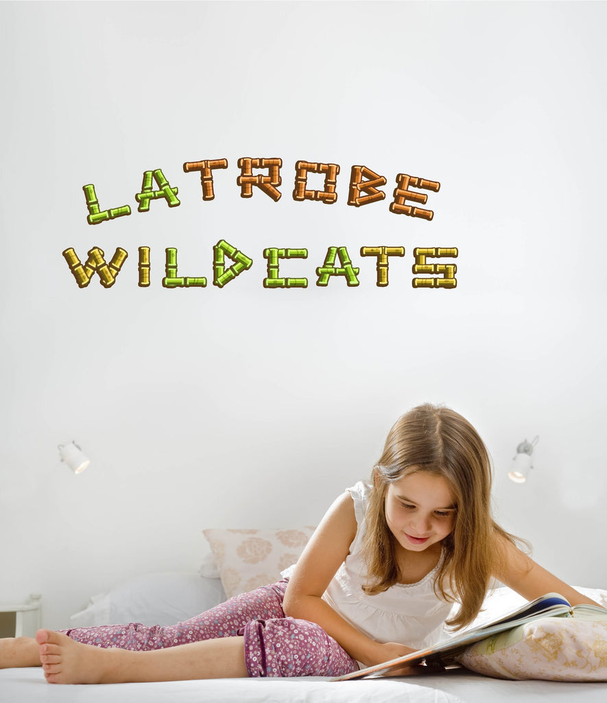 Murals2Go Bamboo Graffiti Wall Decals