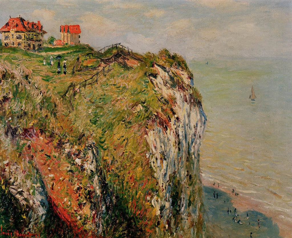Monet "Cliff at Dieppe" (1882) Wall Decal
