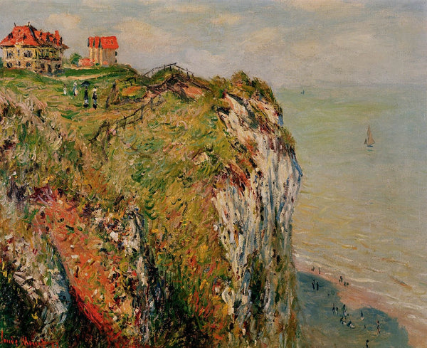 Monet "Cliff at Dieppe" (1882) Wall Decal