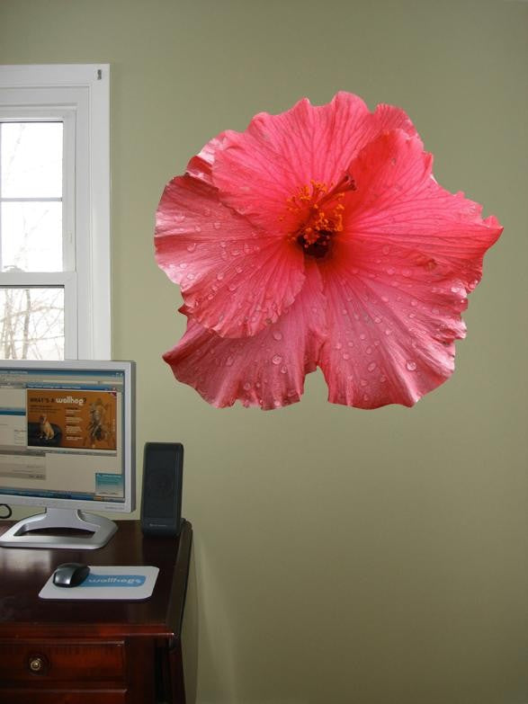 Hollis Red Hibiscus Wall Decal Cutout