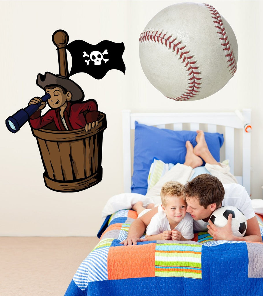 Winn Pirate Crows Nest Wall Decal Cutout