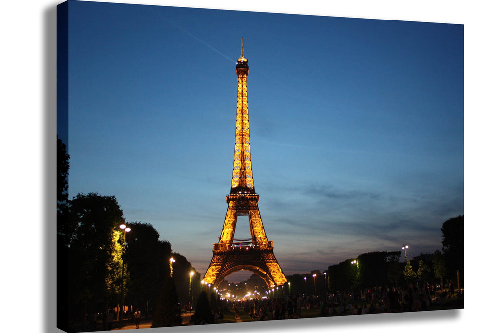 Wilcox "Paris France Eiffel Dusk" Canvas Printed