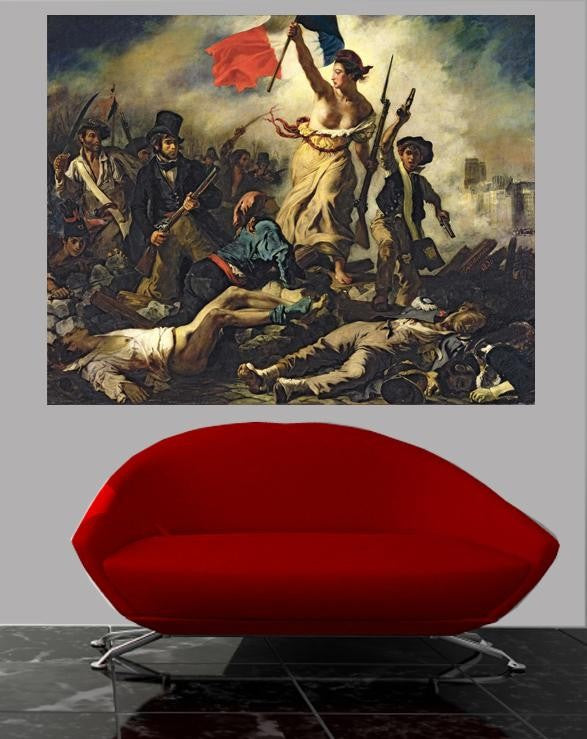 Delacroix "Liberty Leading the People" (1830) Wall Decal