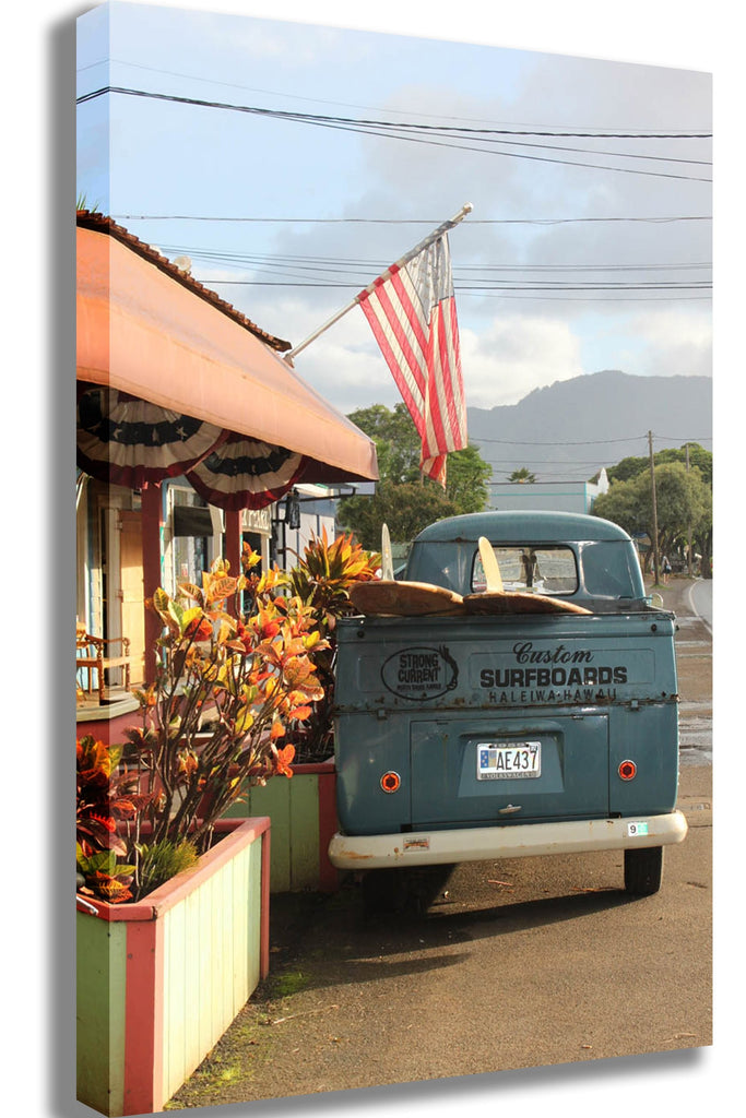 Howard "Surf Wheels" Canvas Printed