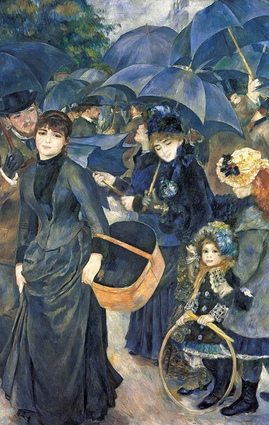 Renoir "The Umbrellas" (19th) Glossy Poster