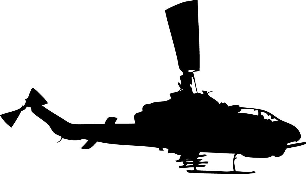 Haynes Silhouette Helicopter X Wall Decal Cutout