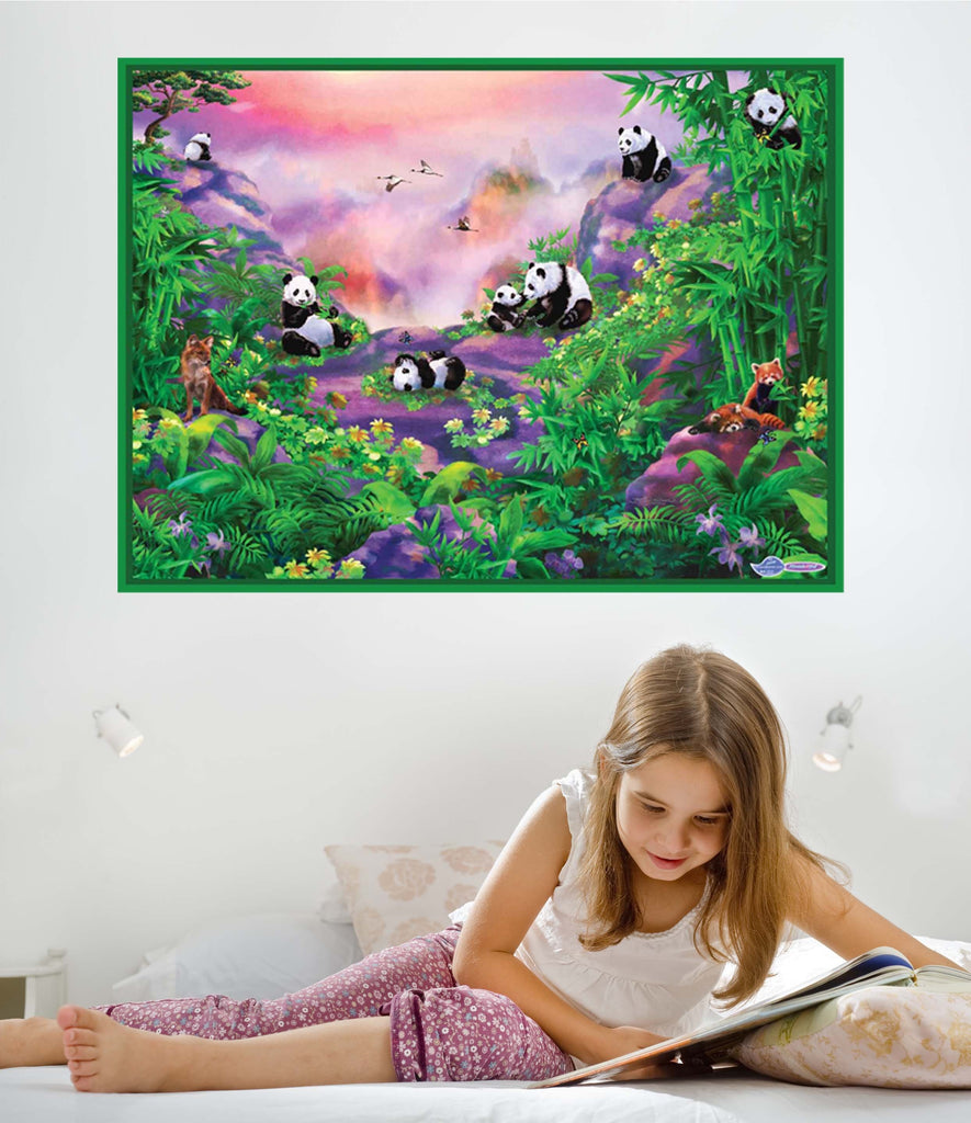 Murals2Go Panda Paradise Glossy Poster