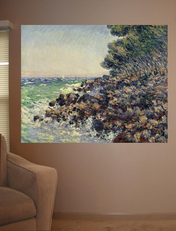 Monet "Cap Martin" (1884) Glossy Poster