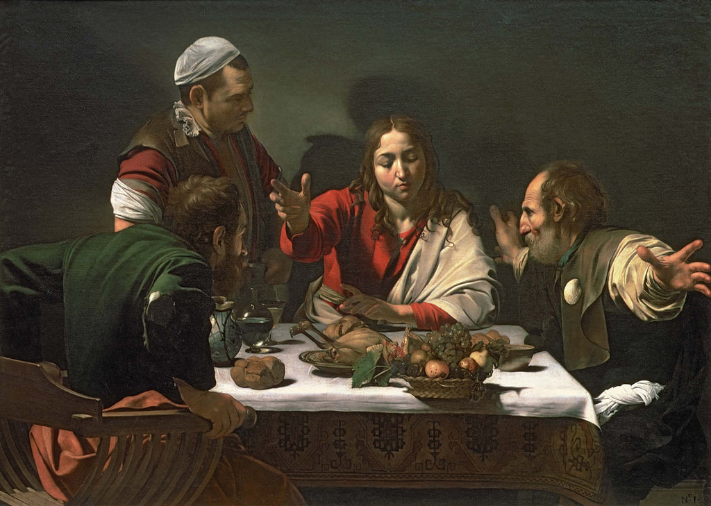 Caravaggio "The Supper at Emmaus" (1601) Glossy Poster