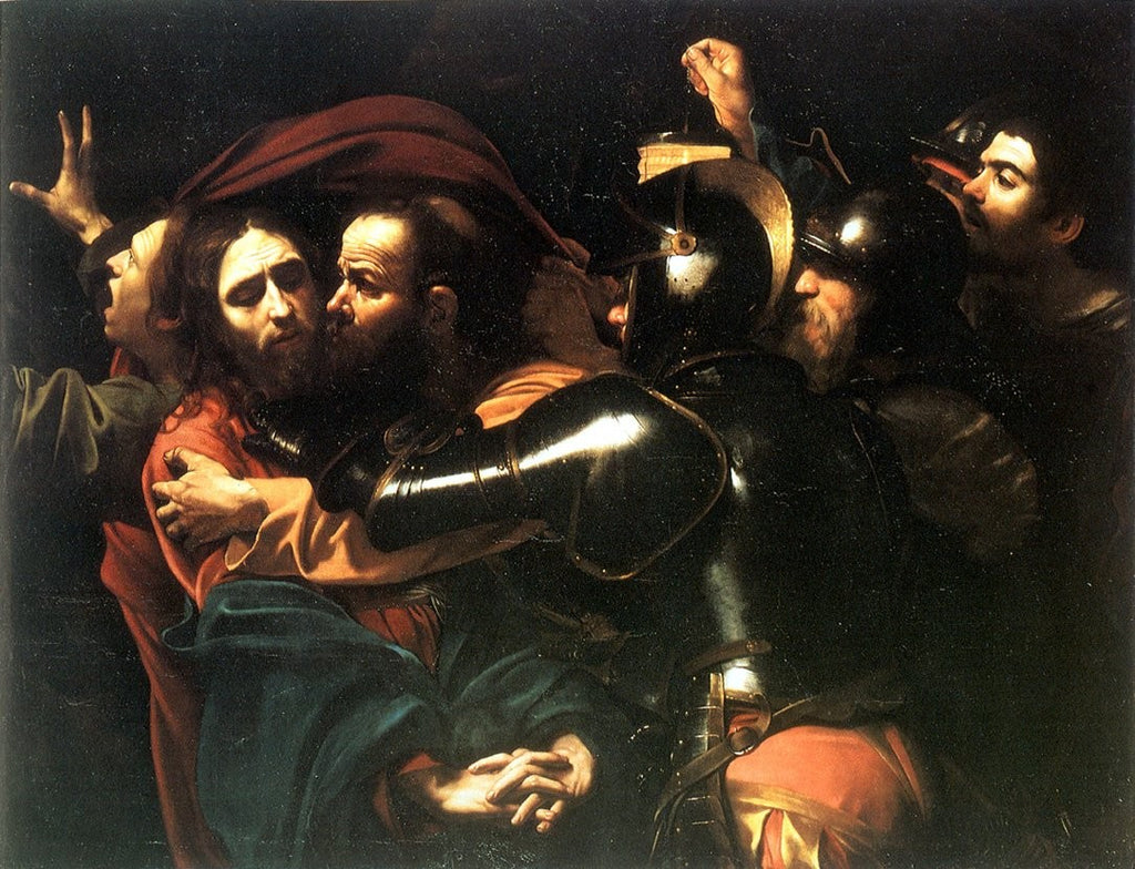Caravaggio "Kiss of Judas" Glossy Poster
