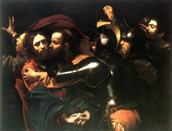 Caravaggio "Kiss of Judas" Glossy Poster