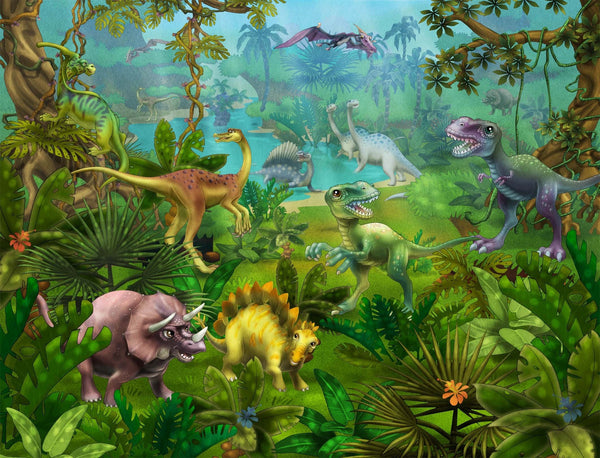 Murals2Go "Dinosaur Utopia" Wall Decal