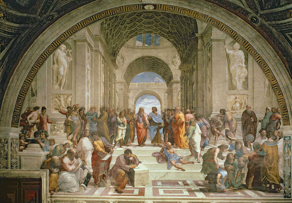 Sanzio "School of Athens" (1510) Glossy Poster