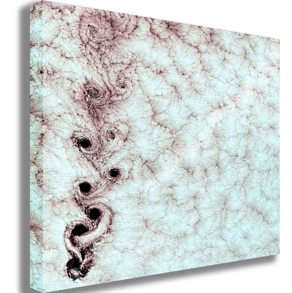 Buell Karman Vortices Canvas Printed