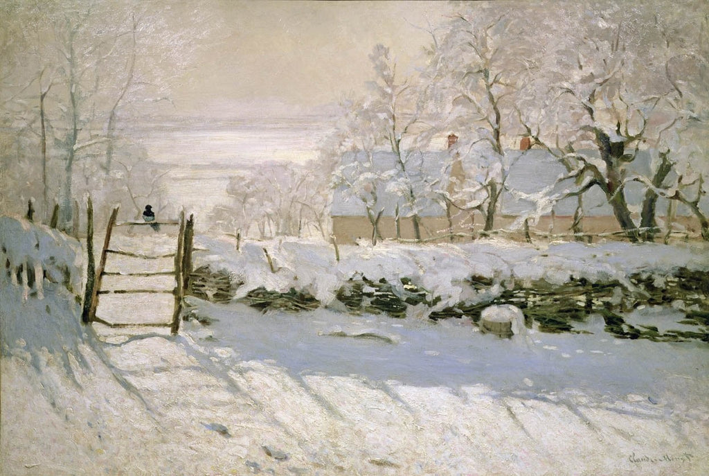 Monet "The Magpie" (1869) Wall Decal