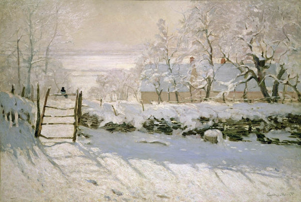 Monet "The Magpie" (1869) Wall Decal