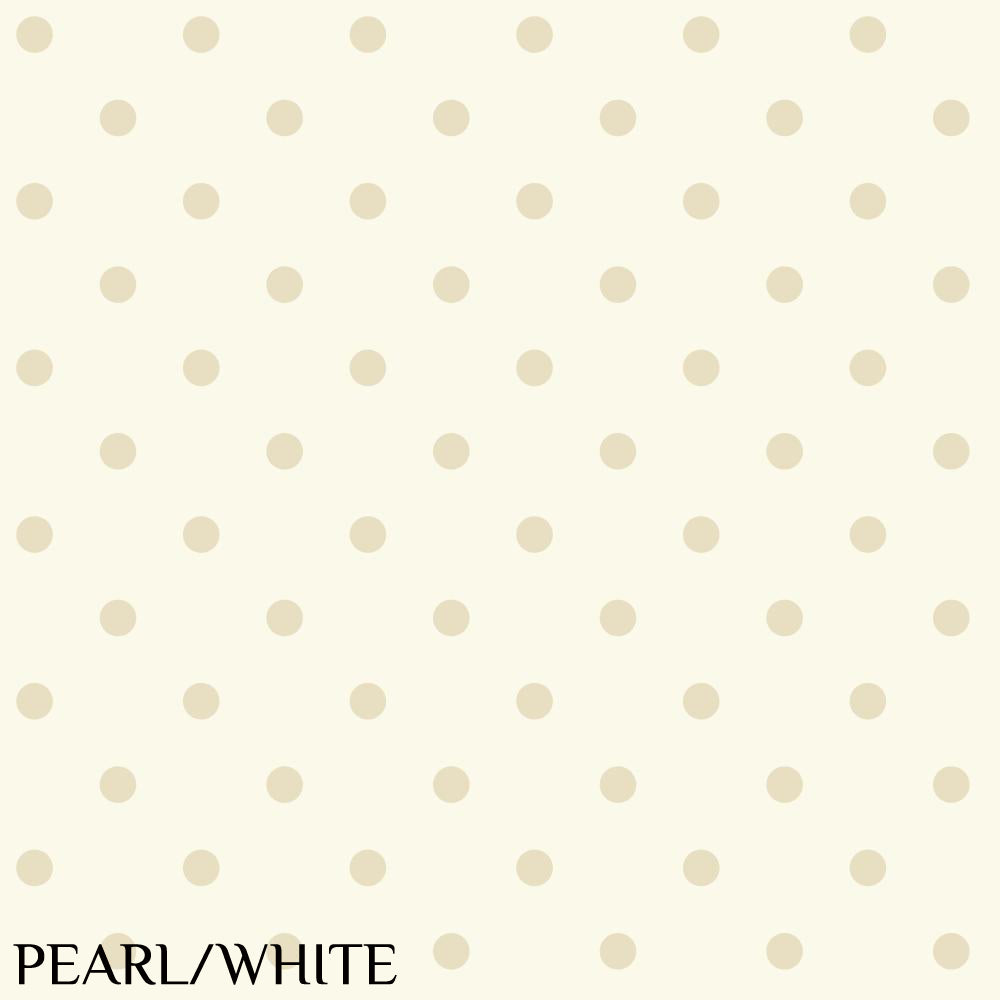 Waverly "Circle Sidewall" Pearl/White Wallpaper