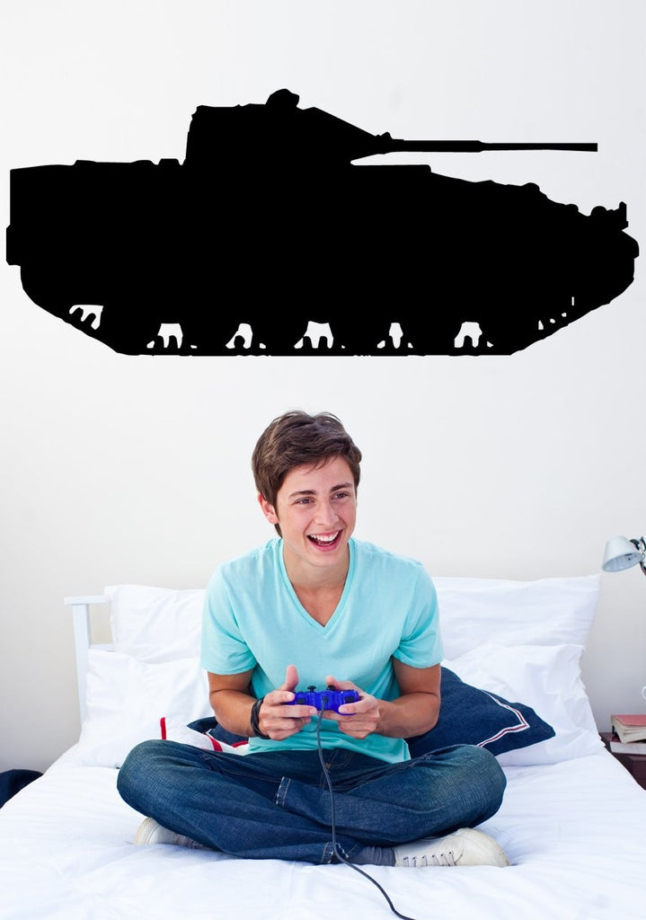 Haynes Military Tank I Silhouette Wall Decal Cutout