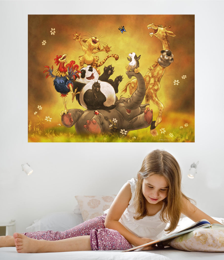 Murals2Go "Hoorah" Glossy Poster