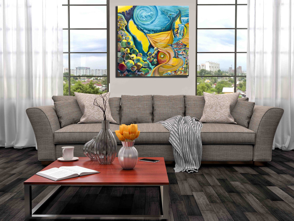 Yosi Amir II Canvas Installed