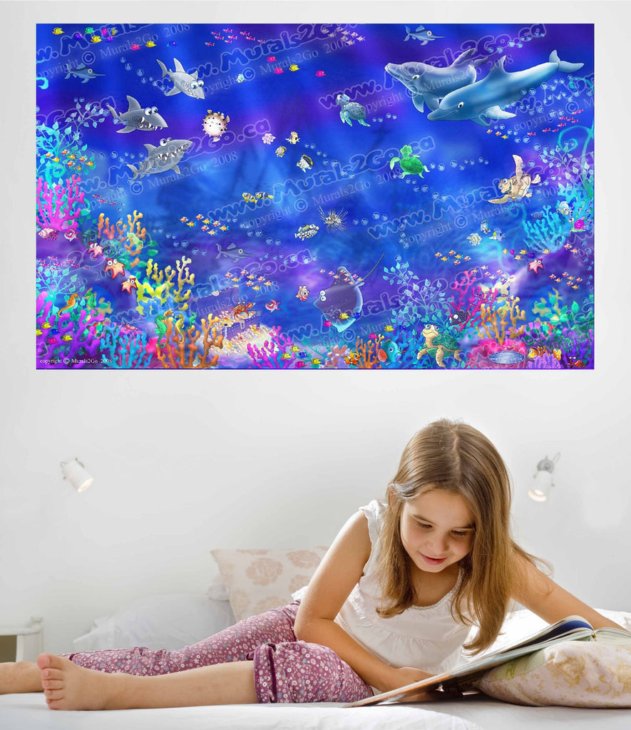 Murals2Go Sea Life II Wall Decal