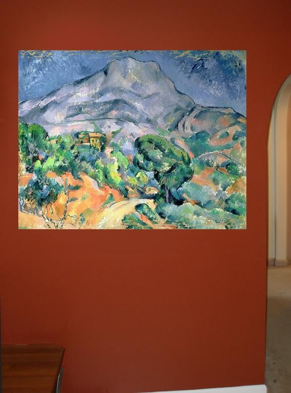 Cezanne "Mont Sainte-Victoire" (1900) Glossy Poster