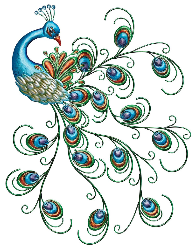 Regal Art Pretty Peacock Wall Decor 23.5"x30"