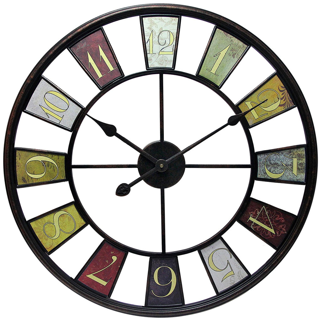 Infinity Instruments 24" Kaleidoscope Wall Clock