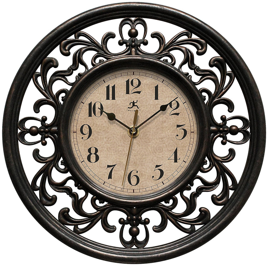 Infinity Instruments Sofia 12" Silent Sweep Wall Clock