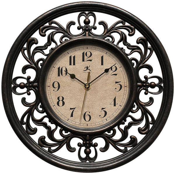 Infinity Instruments Sofia 12" Silent Sweep Wall Clock