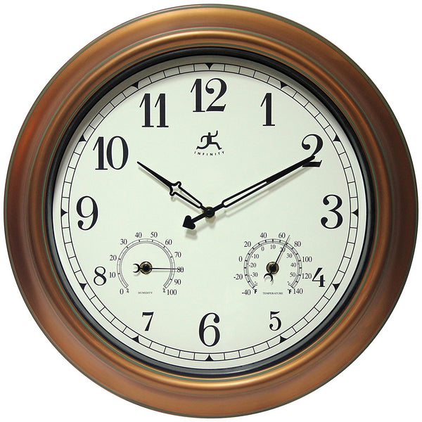 Infinity Instruments 18" Craftsman Wall Clock