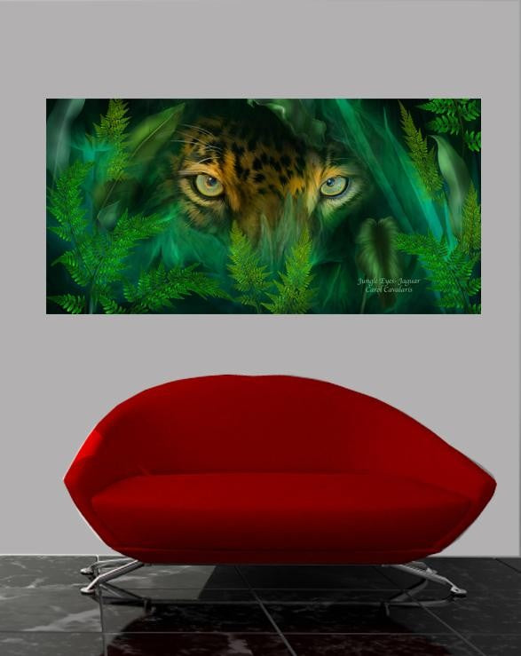 Cavalaris "Jungle Eyes - Jaguar" Glossy Poster