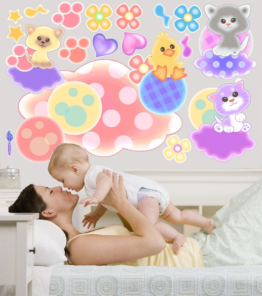 Murals2Go Dreamtime Nursery Wall Decals II