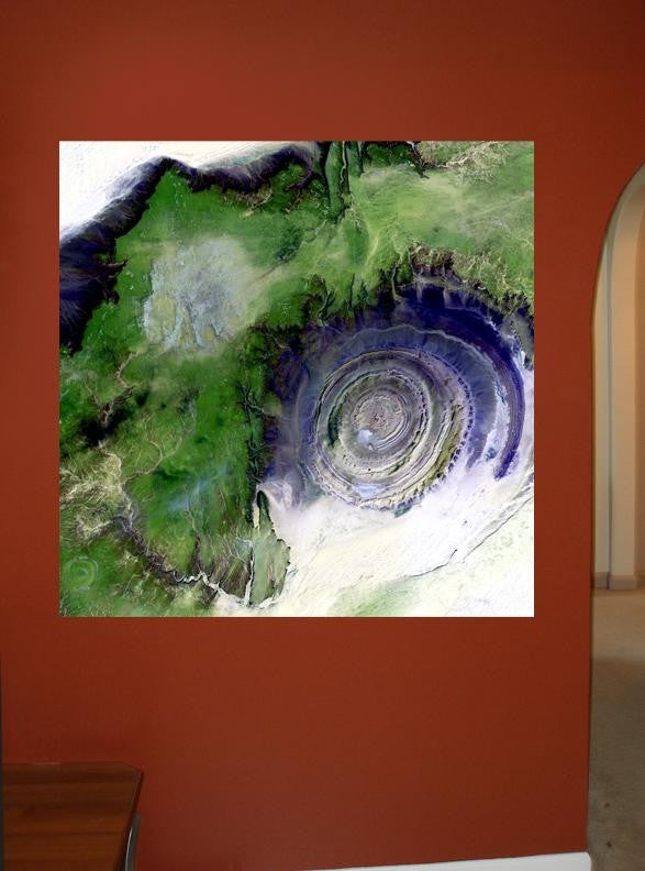 Buell Richat Structure Wall Decal