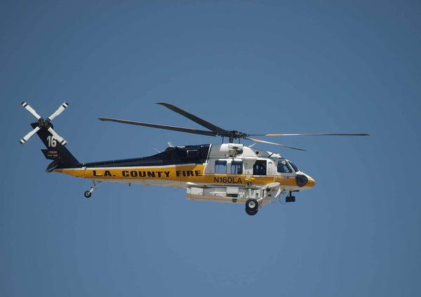 Chibi LACoFD Copter 16 II Wall Decal