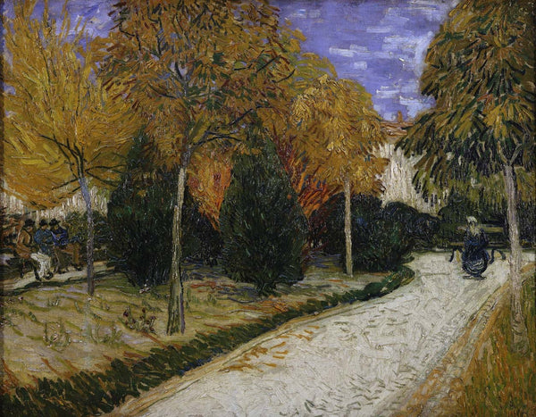 van Gogh "Path in the Park at Arles" (1888) Wall Decal